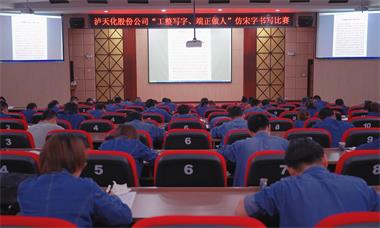 开云手机平台-开云（中国）股份公司团委举行仿宋字书写比赛
