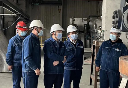 开云手机平台-开云（中国）集团公司常务副总经理傅利才一行莅临和宁公司检查调研