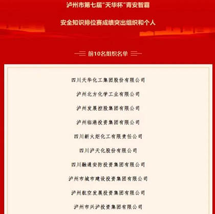 开云手机平台-开云（中国）股份公司参加青安智霸安全知识排位赛获佳绩