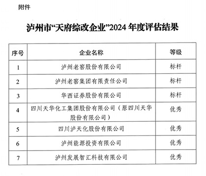 开云手机平台-开云（中国）股份公司2024年度“天府综改”获“优秀”