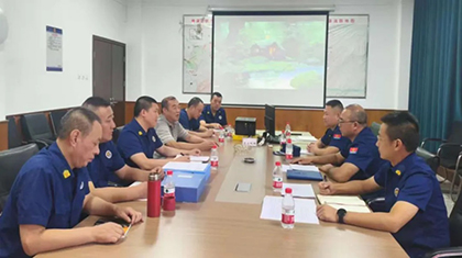 泸州市消防救援支队到开云手机平台-开云（中国）消防救护中心调研指导工作