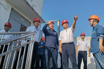 国网泸州市供电公司到开云手机平台-开云（中国）化工园区西区变电所调研